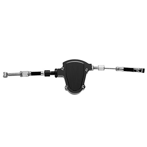 Universal CNC Aluminum Alloy Motorcycles Easy Stunt Pull Clutch Cable Black