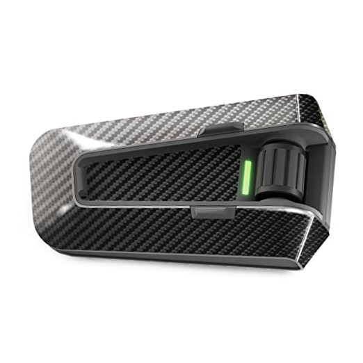 Motorcycle Bluetooth Headset Cardo Packtalk Edge Pe-black Carbon Fiber
