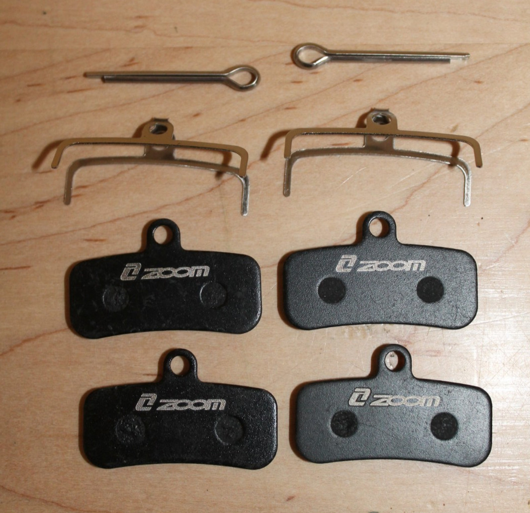 Zoom 1 Piston MTB Disc Brake Pads for HB-876 Calipers – Two Pairs New -OEM