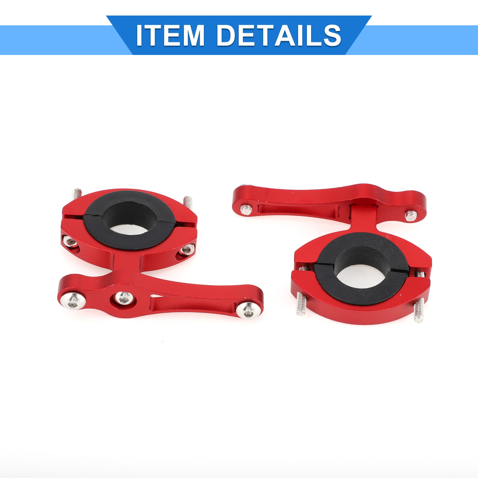 2 Set Bicycle Bottle Cage Bike Water Bottle Carrier Universal Aluminum Alloy Red