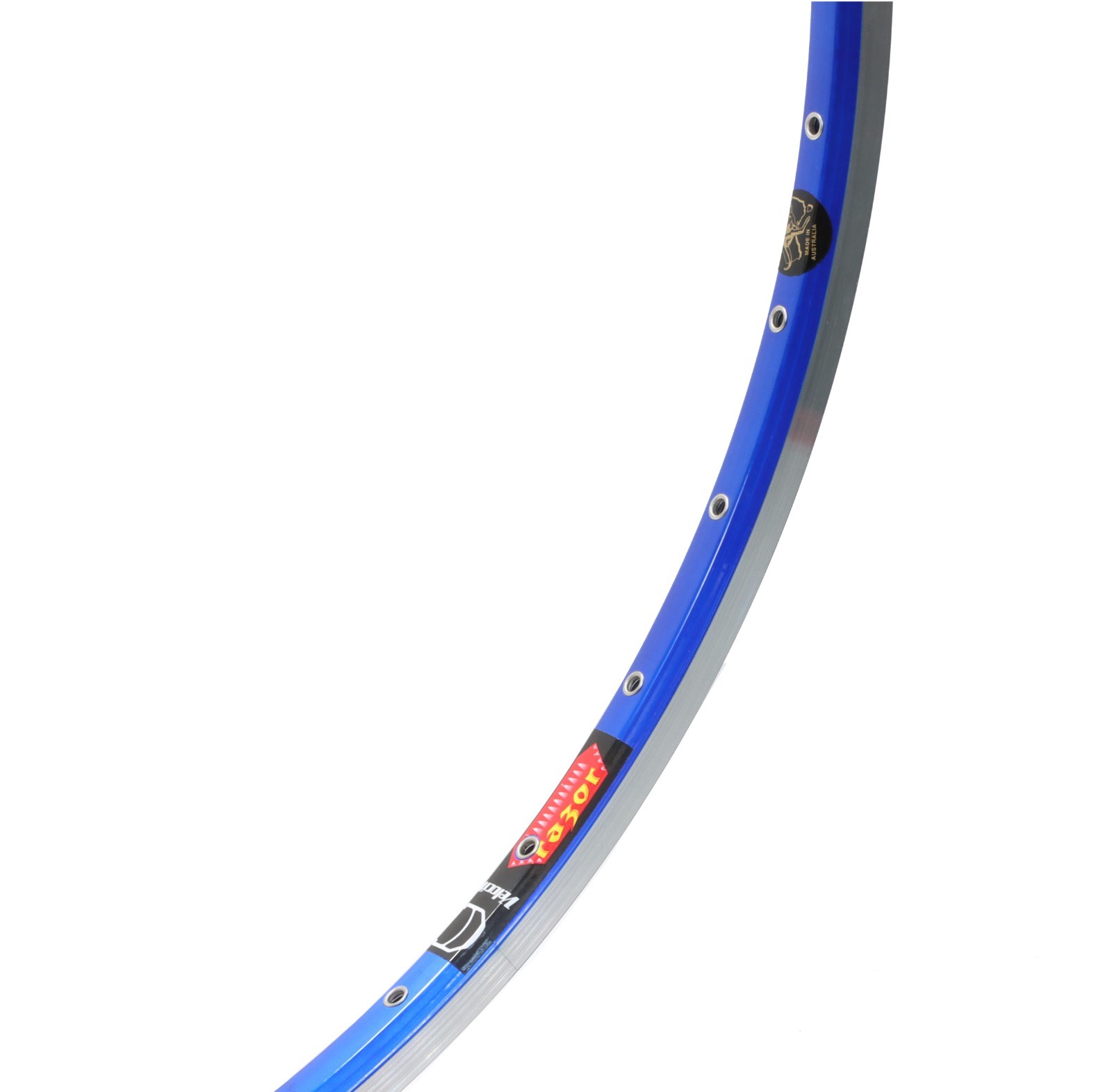 Velocity Razor Alloy Rim 650c 28H Blue MSW Rim Australia Eyelets Road NEW NOS