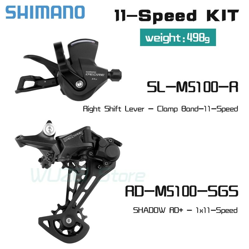 Shimano DEORE M5100 1×11-Speed MTB Groupset 11-46/50/52T M5100 4 KIT KMC X11