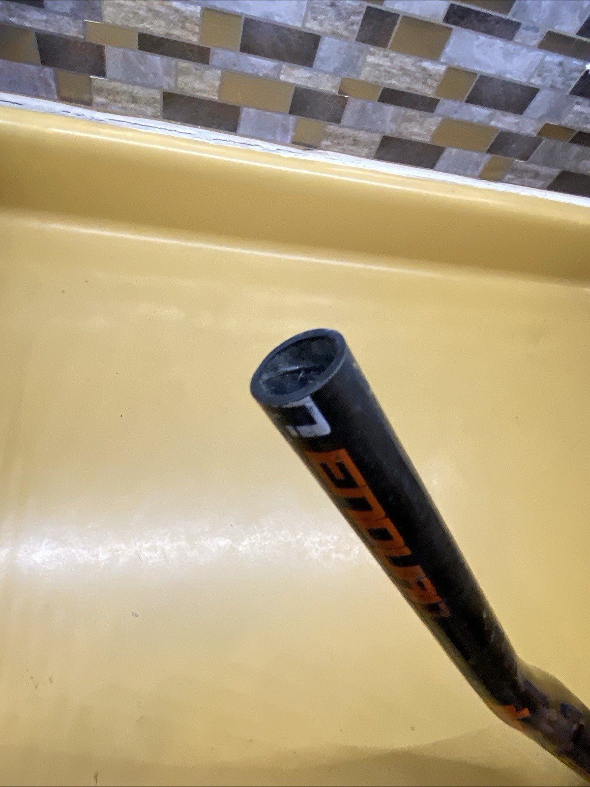 Black & Orange Deity FMO Enduro 600mm x 31.8mm x 20mm Riser Handlebar