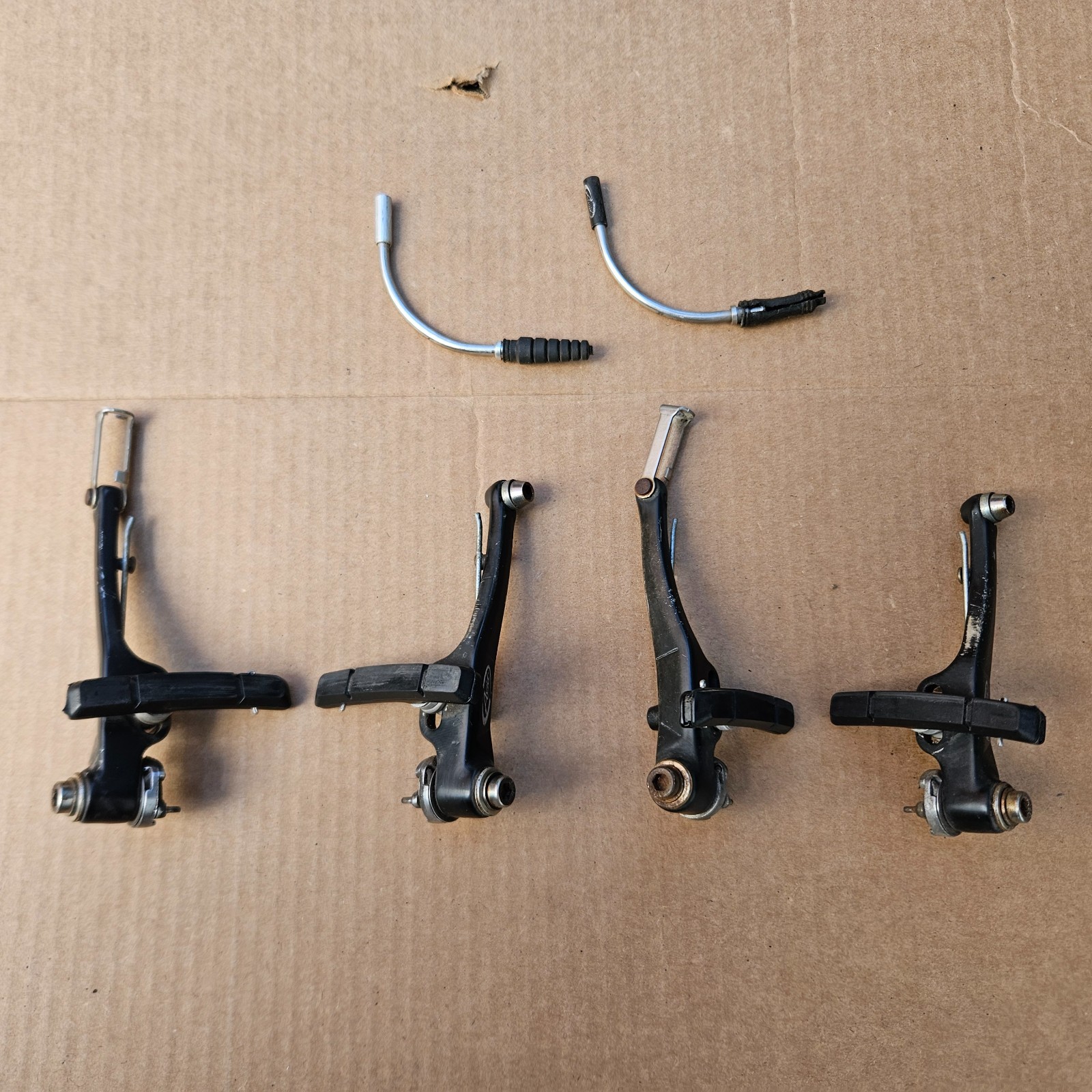 Vintage 90s Avid 10 Mountain Bike V Brakes Linear Pull Black Front + Rear Set