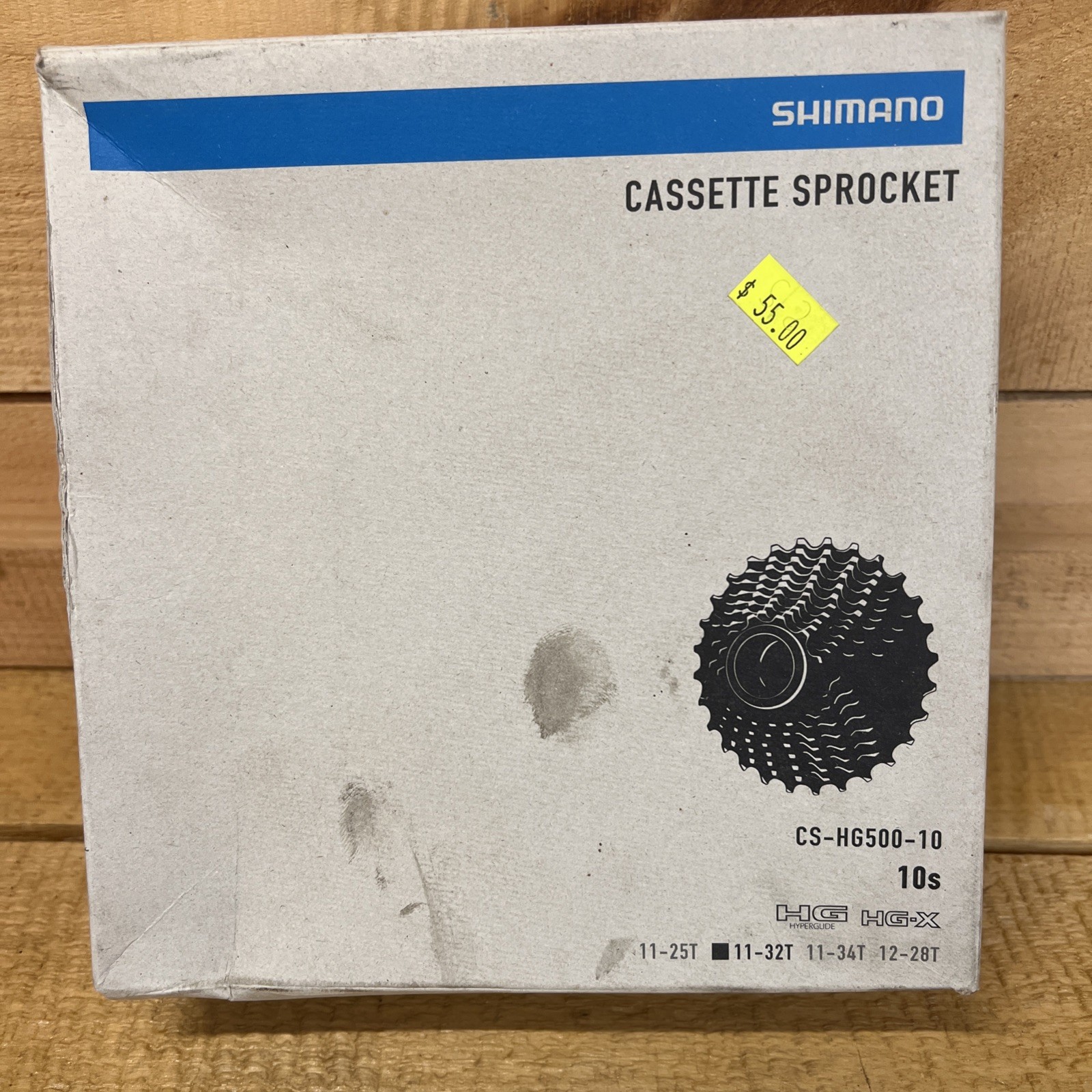 Shimano CS-HG500 Bicycle Cassette 10 Speed 11-32t Silver: NO PACKAGE