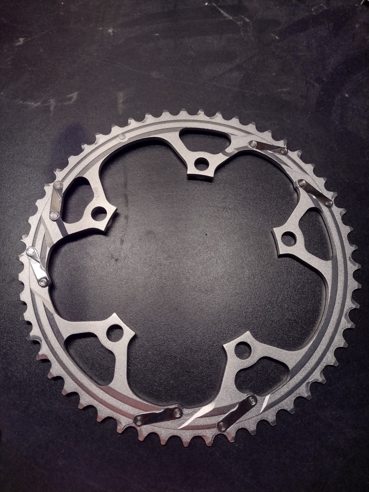 Nos Nib Race Face Silver Road Chainring Set 53/39