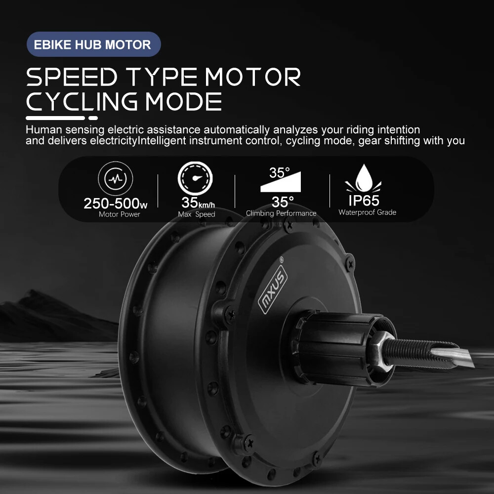 250W 350W 500W Mountain Ebike Brushless Gear Front Rear Hub Motor Conversion Kit