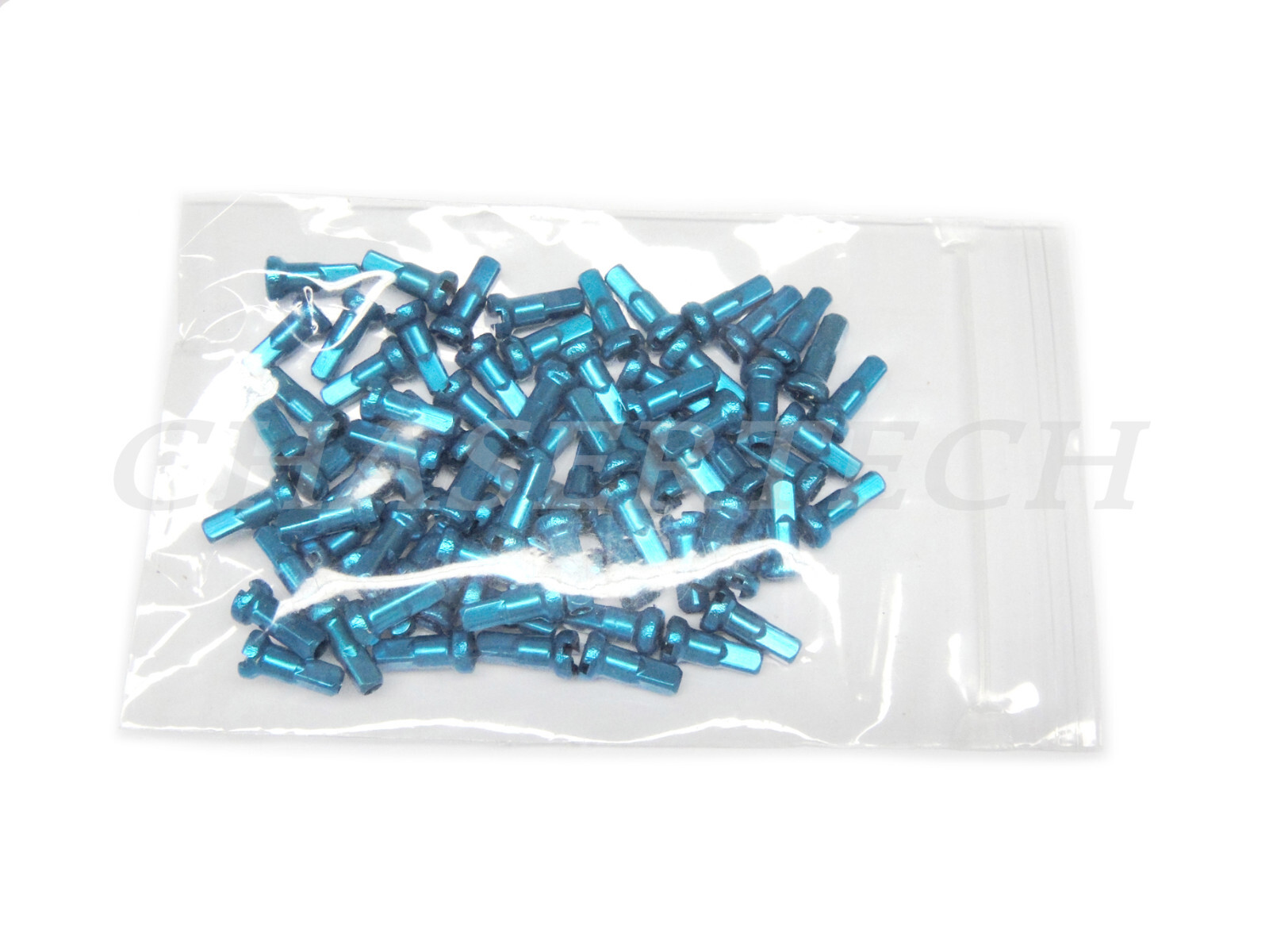MTB Road BMX Bike 7075 Alloy Spoke Nipples 2.0mm 14G 1/2″ 72 Pcs Aqua Blue