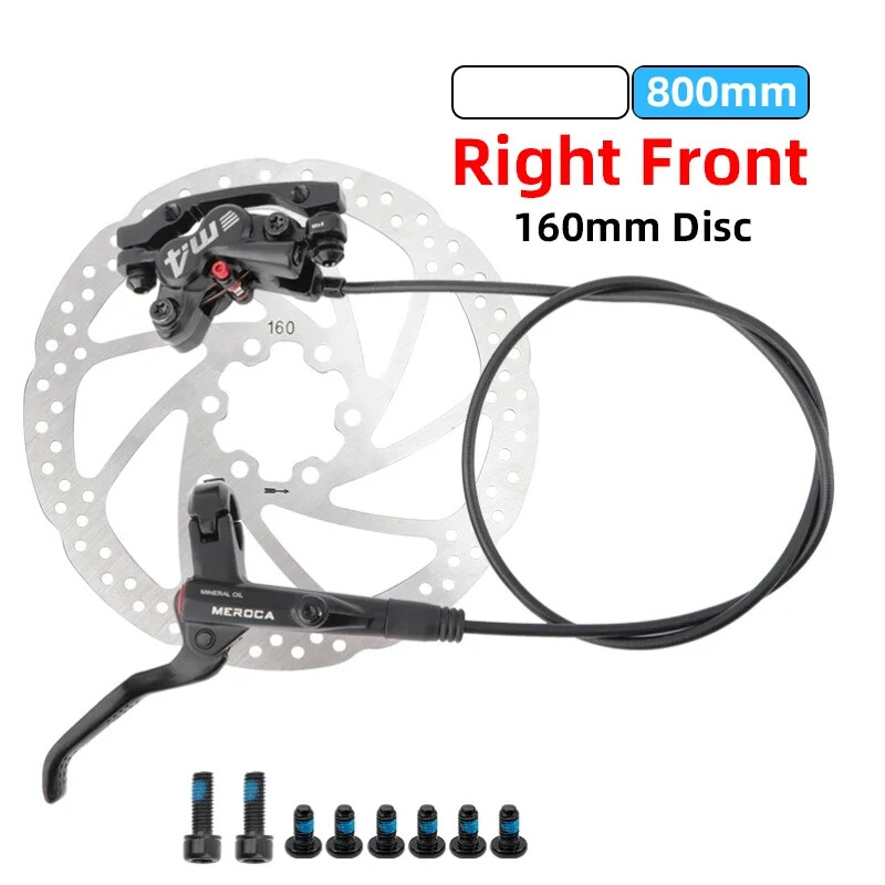 Hydraulic Brake Bicycle Brake Caliper Rotor 160mm Bike Disc Caliper 800mm/1400mm