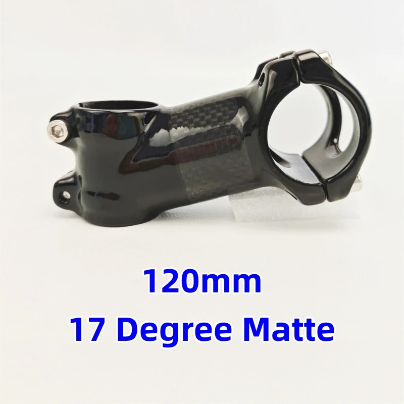 MTB Road Mountain Bicycle Carbon Alloy Stem 31.8*60-120mm 6/17 Degrees Bike Stem