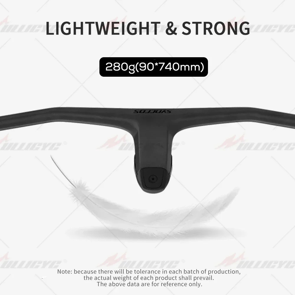 SYNCROS -20 Degrees Carbon Fibre Integrated Mountain Bicycle Handlebar 740MM