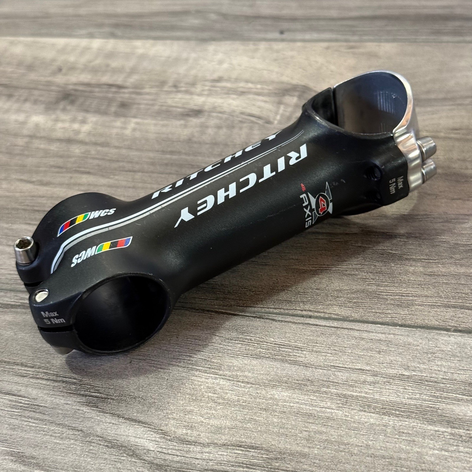 Ritchey WCS 4-Axis Threadless Road Stem 100mm 1 1/8 31.8 6 Degree Black