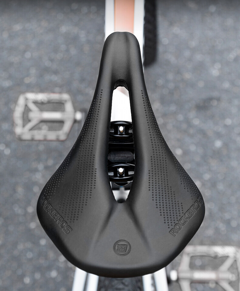 ROCKBROS Bicycle Carbon Fiber Saddle Hollow Breathable Ultralight Cycling Seats