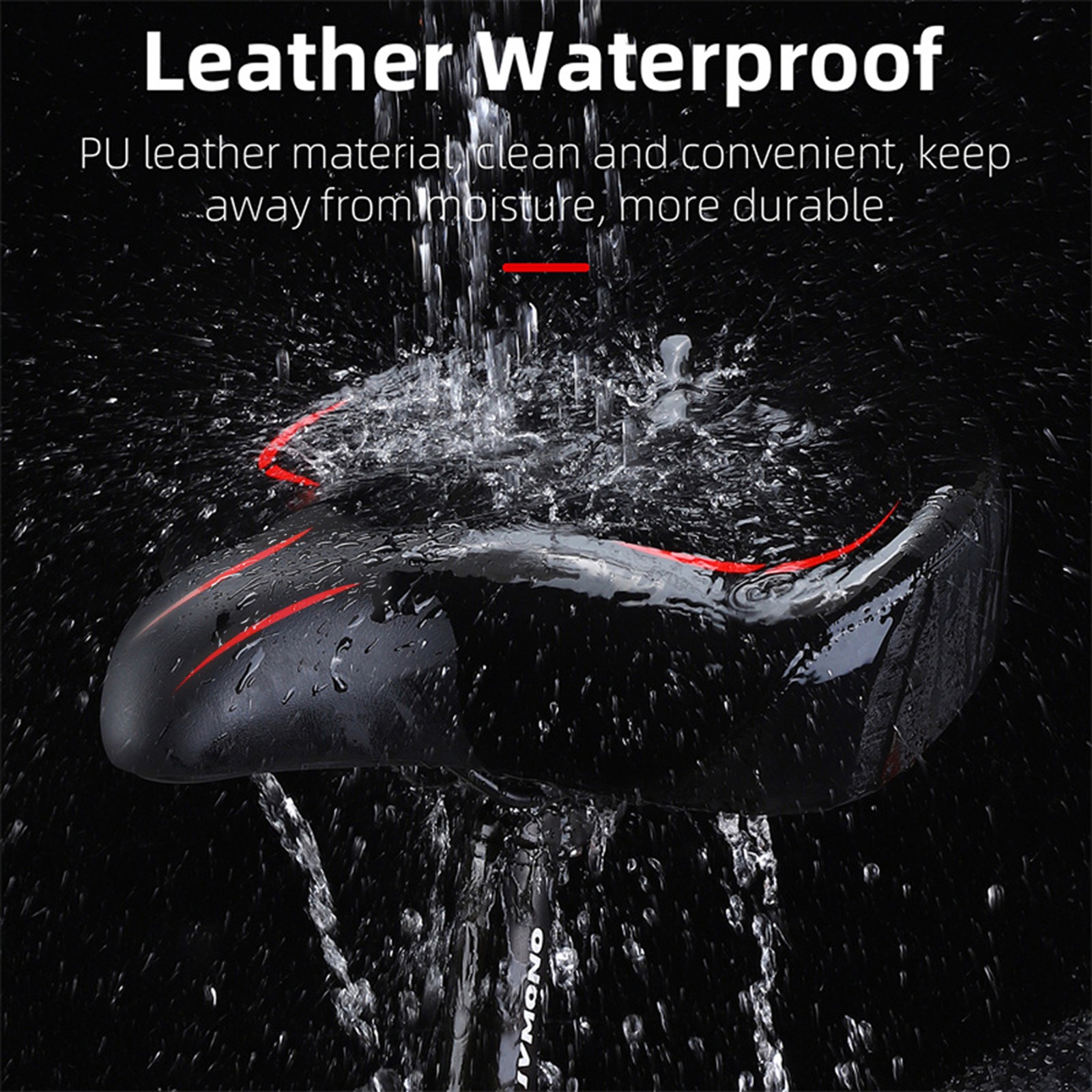 Thickened High Elasticity Bike Saddle Soft Waterproof PU Pad Road S WAPK