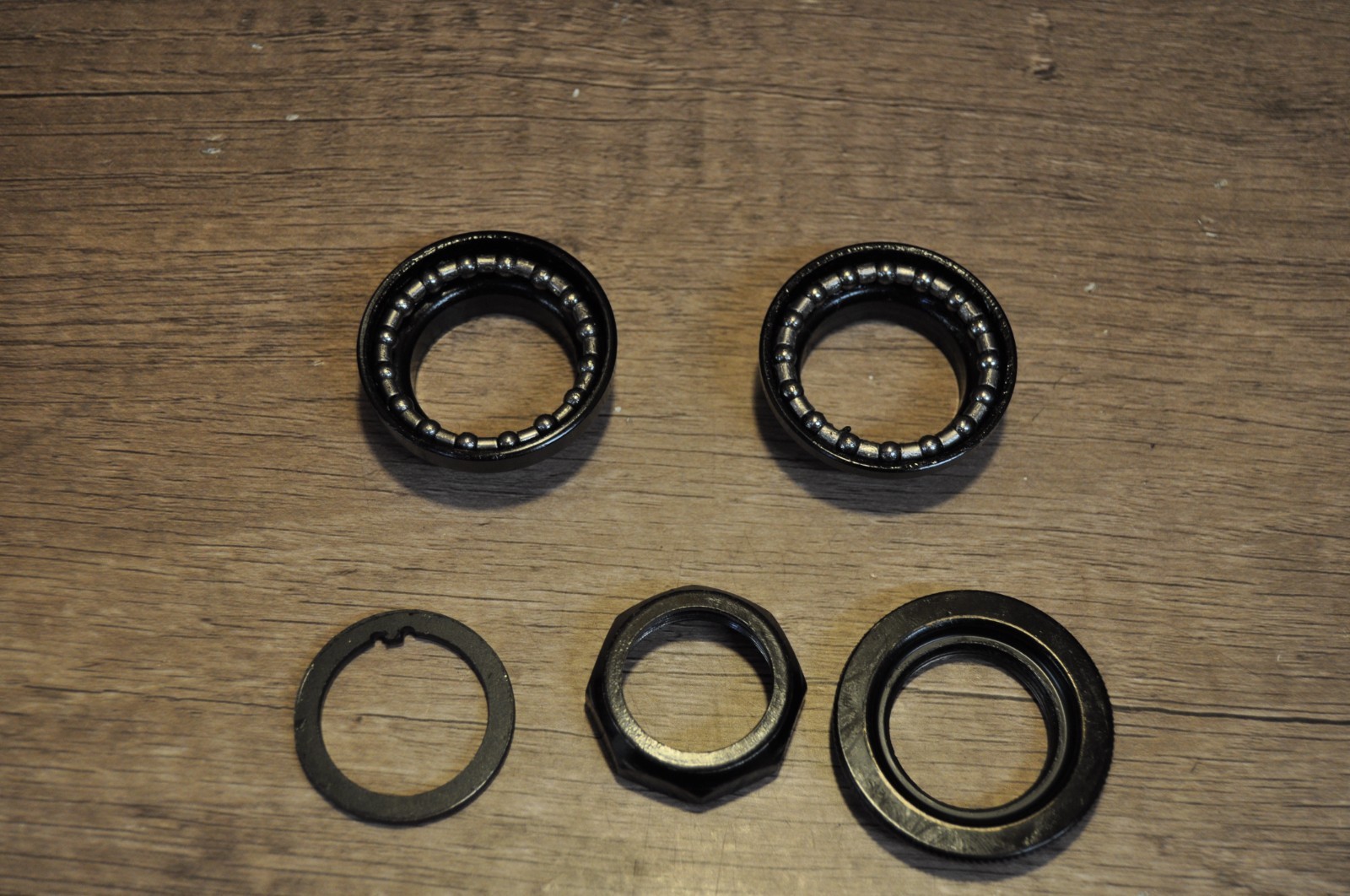 20′ BMX Bike Fork Bearing Head Set Included 1 in-Threaded Black