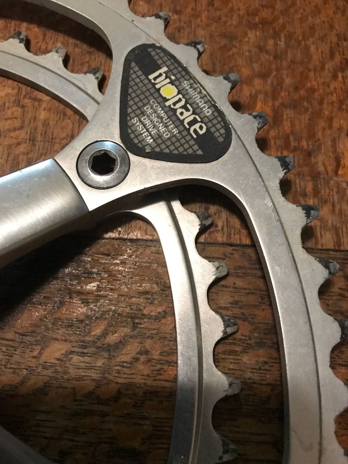 Shimano Right Side Drive Crankarm – Ultegra 600 FC-6400 170mm BIOPACE RINGS EXC