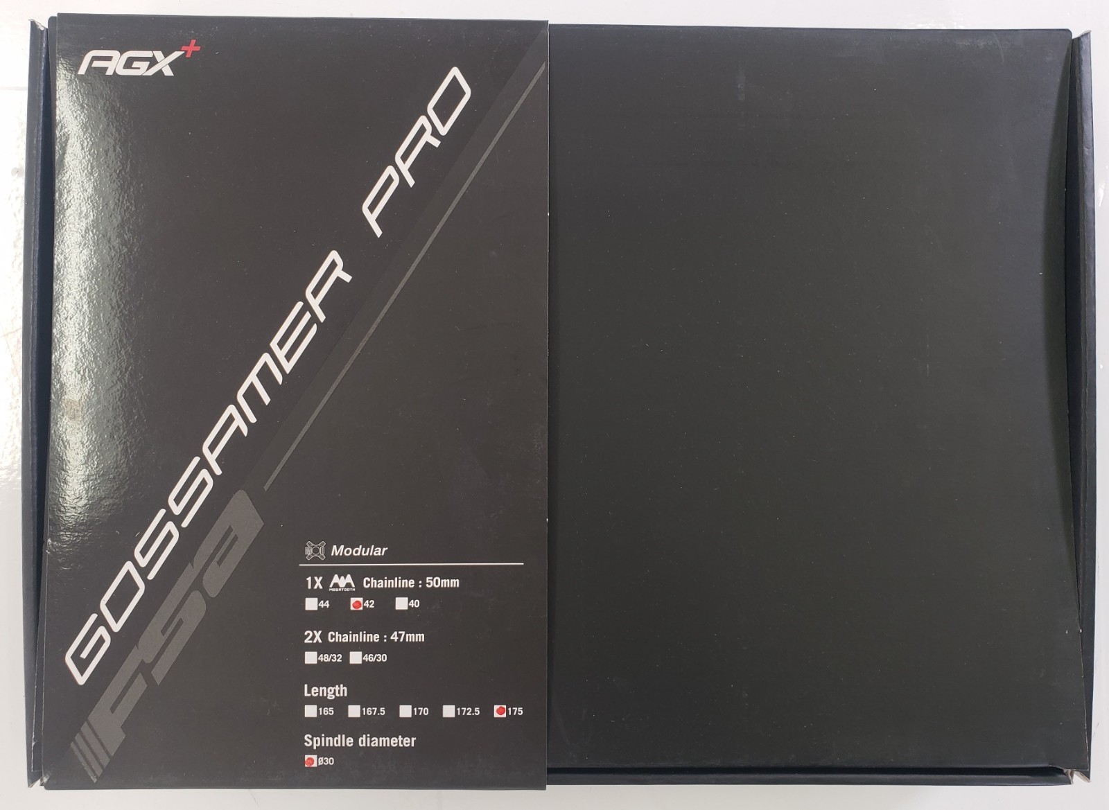 FSA Gossamer Pro AGX+ Crankset 42T 175mm NEW #336-0345065090 Free Shipping