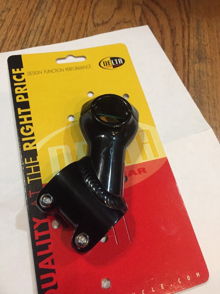 Vintage NOS DELTA Stem 80mm Black Mountain Bike, BMX, Bicycle