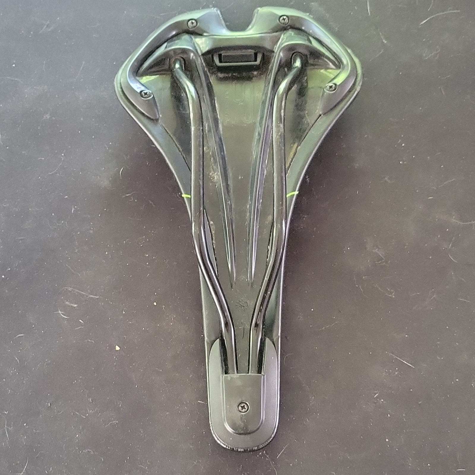 Selle Royal SETO SL Racing Road Bike Saddle Black Green Synthetic Plastic Metal