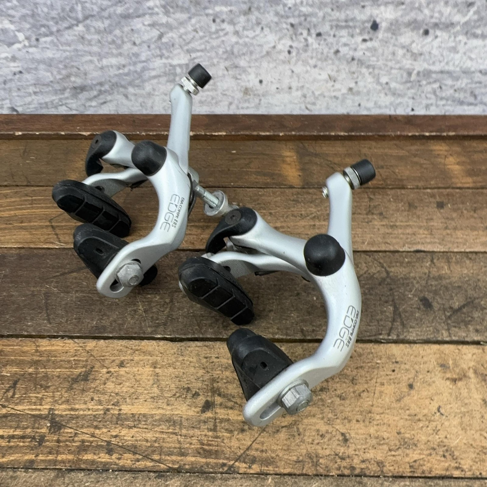 Vintage Dia-Compe EDGE FRS Caliper Brakes Set Silver Side Pull Road Bike Japan