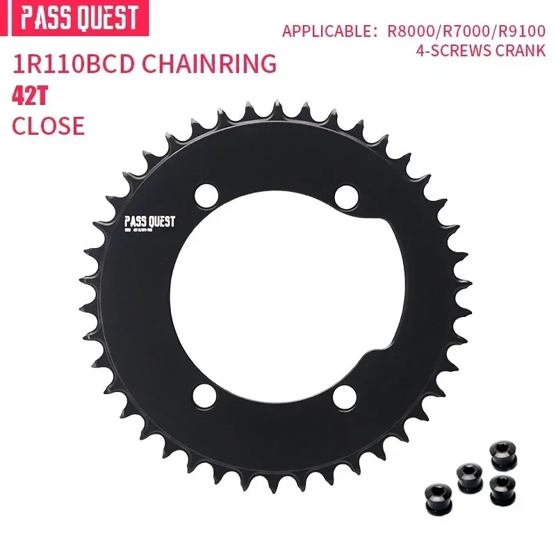 Pass Quest 110 BCD Chainring Road Bike Chainwheel for Shimano R7000 Chain Ring