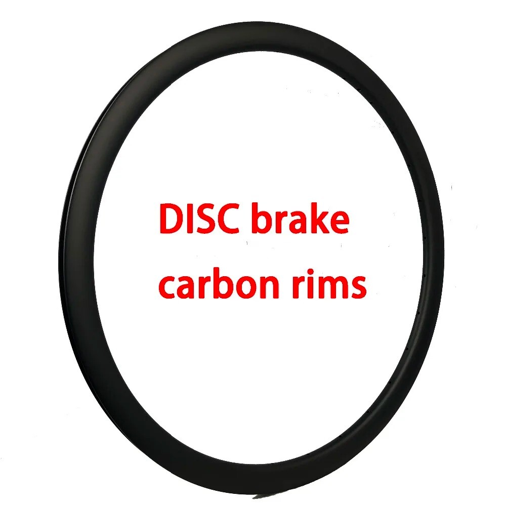 Carbon Bike Rims 30-50mm Deep Clincher Tubeless V/Disc Brake 26mm/29mm Wider