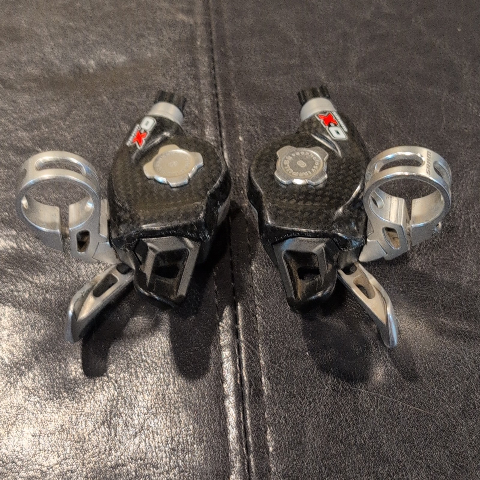 SRAM X0 9-Speed Trigger Shifter Set Pair, Shifters for SRAM X0, Black/Silver