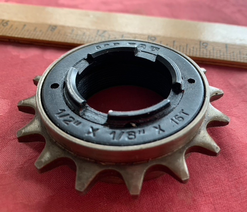 old school ACS FAT 16T Freewheel 16 Tooth NOS 1/2” x 1/8” BMX Bike