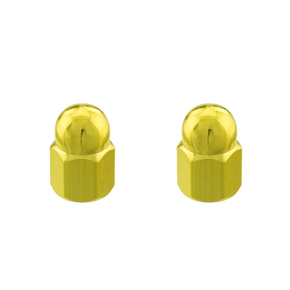 Hex Dome Valve Caps Lowrider Bicycle Cruiser BMX MTB Bike Schrader MANY COLORS