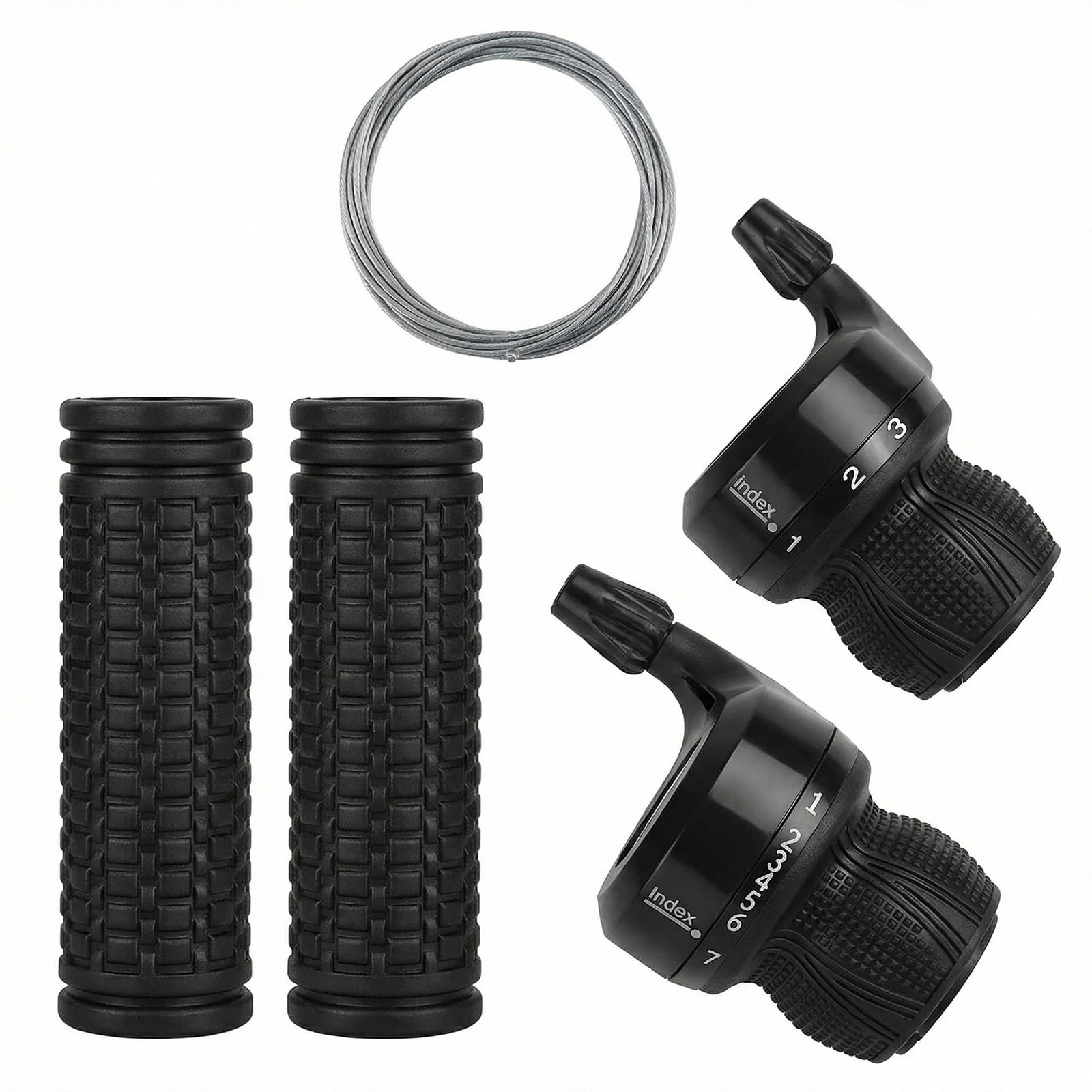 Bicycle 21 Speed Twist Shifter Lever 3 x 7 Speed Grip Shift Left and Right Sh…