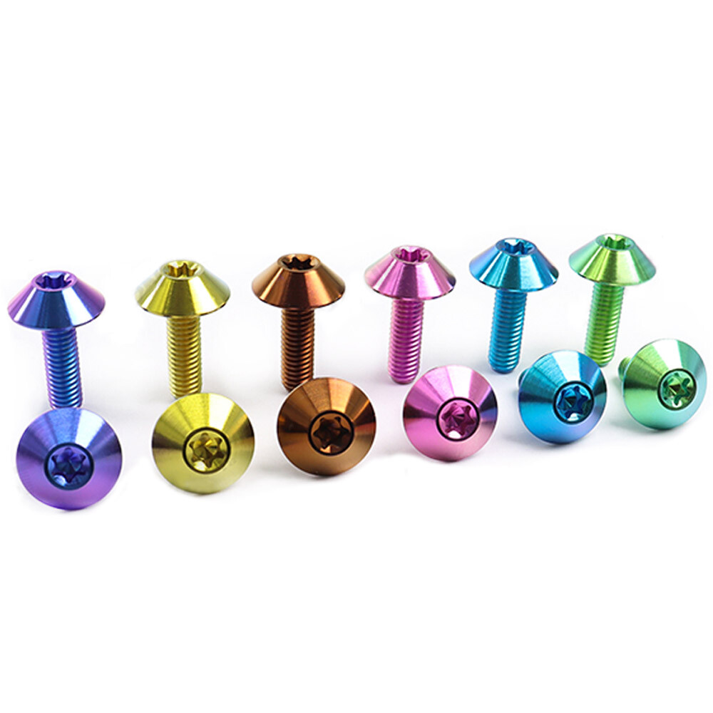 Umbrella Head Titanium Screws M6x15 20 25 30mm Motorcycle tank shell Bolts