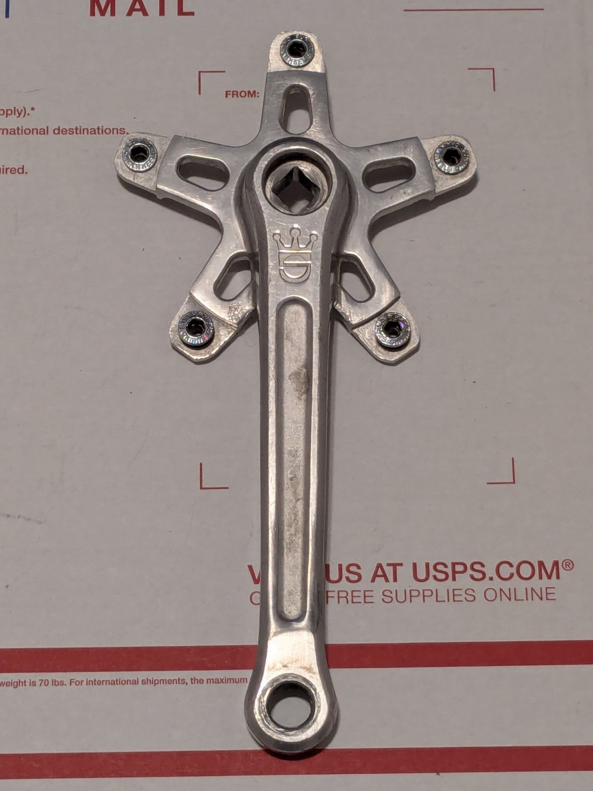 Vintage Sugino S Crown Right Crank Arm 171mm 110 BCD Road Touring BMX Bike Japan