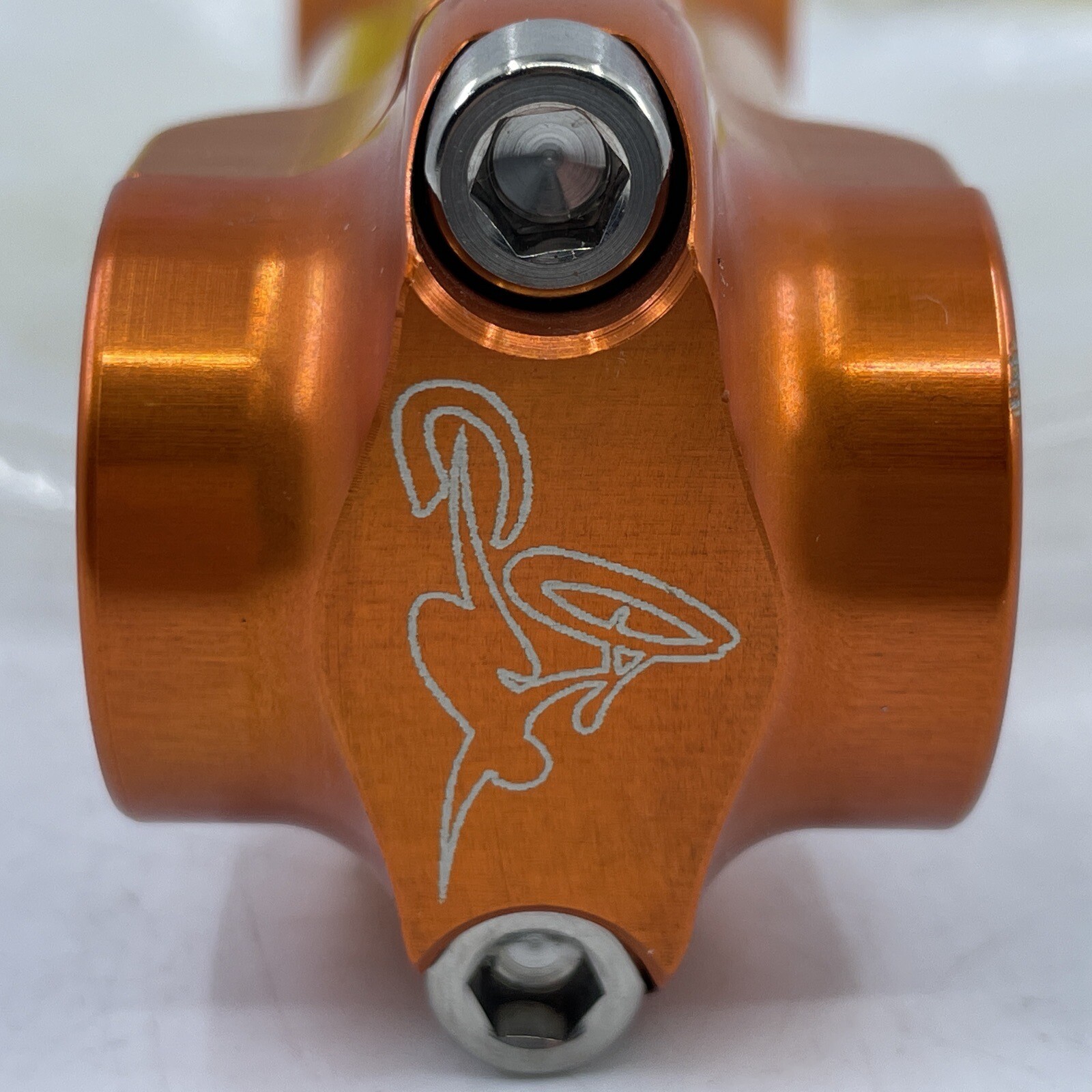 NOS TUNE Germany Road Stem ORANGE 95mm 26.0 Clamp 10° 1-1/8″ Alloy NEW IN BAG