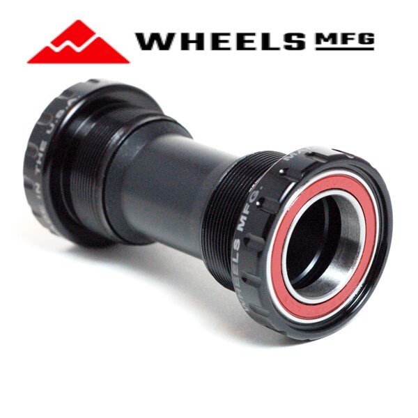 WHEELS MFG Threaded MTB Angle Bearings BB for 24mm Cranks BB-MTB-3 fits Shimano