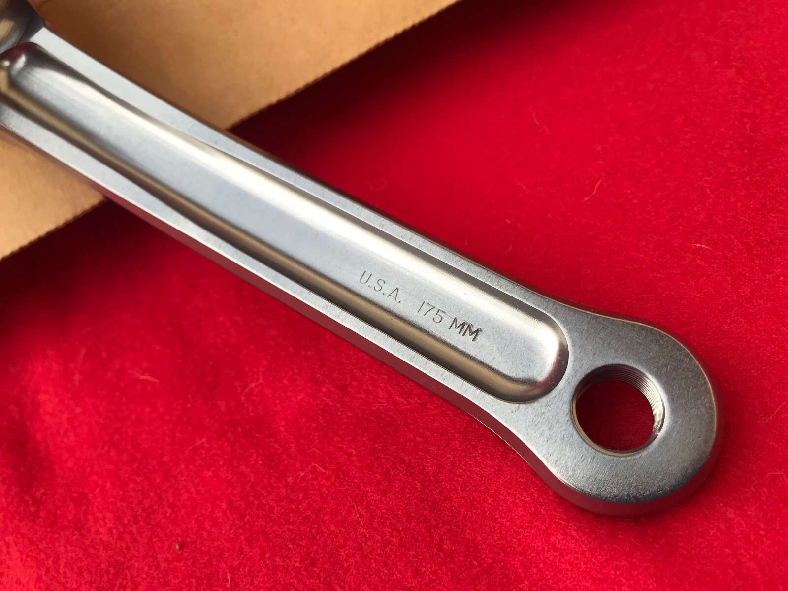 NOS TGEAR Cult T-GEAR crank arm crank vintage old school MTB PEWTER 175 1xright