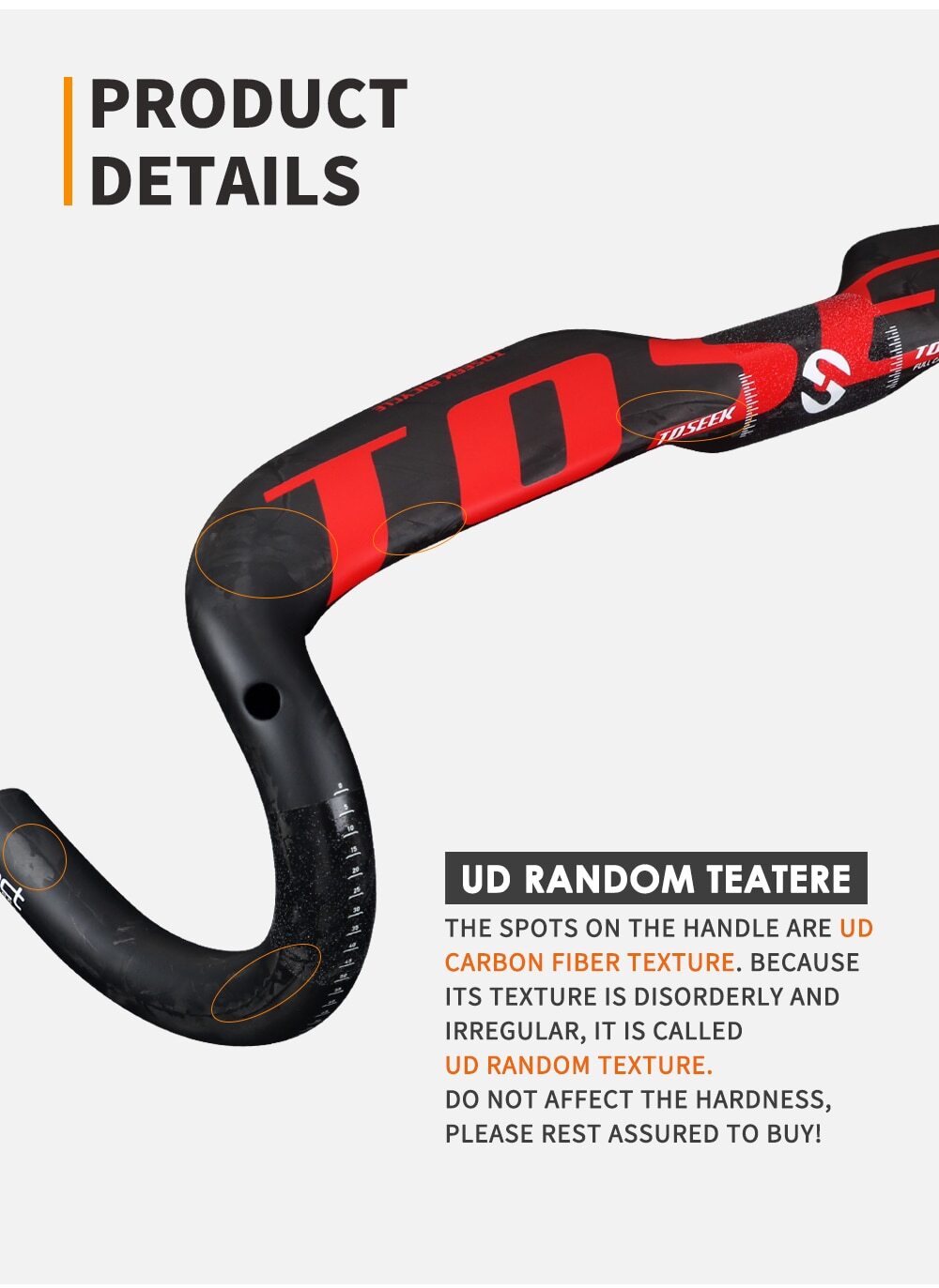 Full Carbon Fiber Handlebar Road Bicycle Integrated Handlebar Bicycle Drop Bar