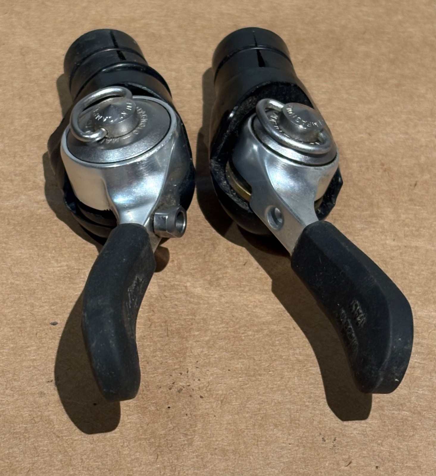 Campagnolo Record 2x or 3×10 speed bar-end shifters FREE SHIP