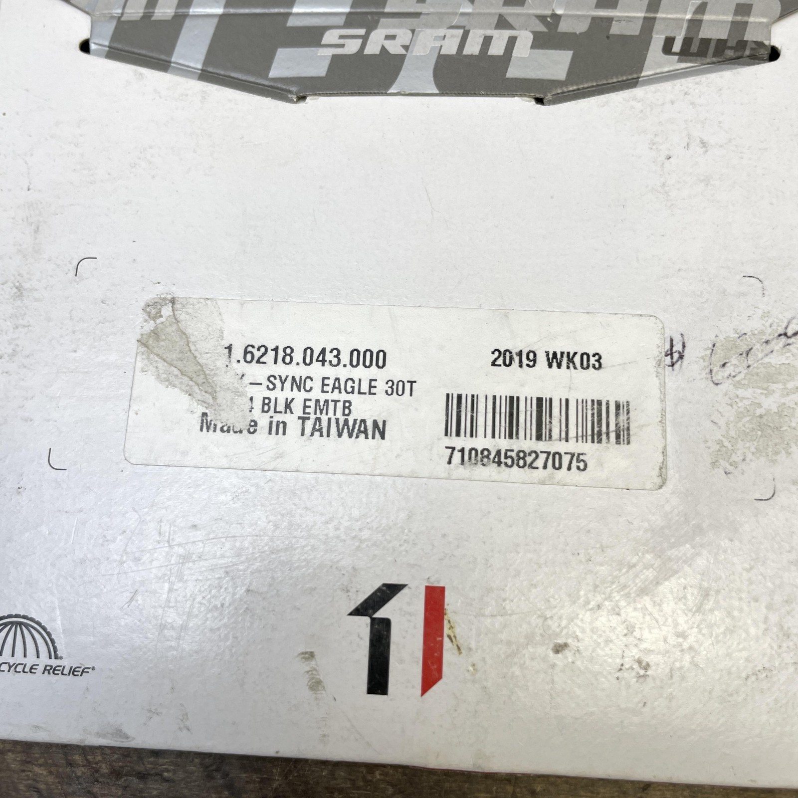 SRAM Eagle X-Sync 2 30T Chainring 94 BCD 4-Bolt Black EMTB Aluminum MTB Bike