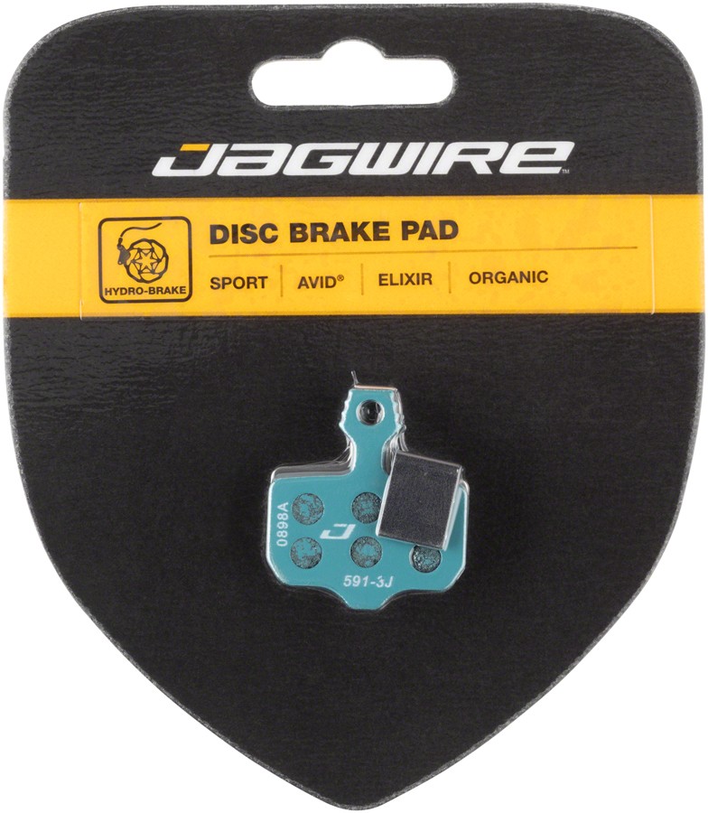Jagwire Sport Organic Disc Brake Pads – For various SRAM Level and Avid Elixir M