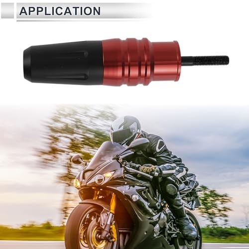 16mm M16 Motorcycle Slider Frame CNC Aluminum Alloy Anti Crash Protector Red