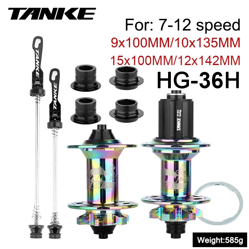 Mountain Bike Quick Release Hub 36H 6 Claw 108 Clicks Sealed Bearing Disc Brake