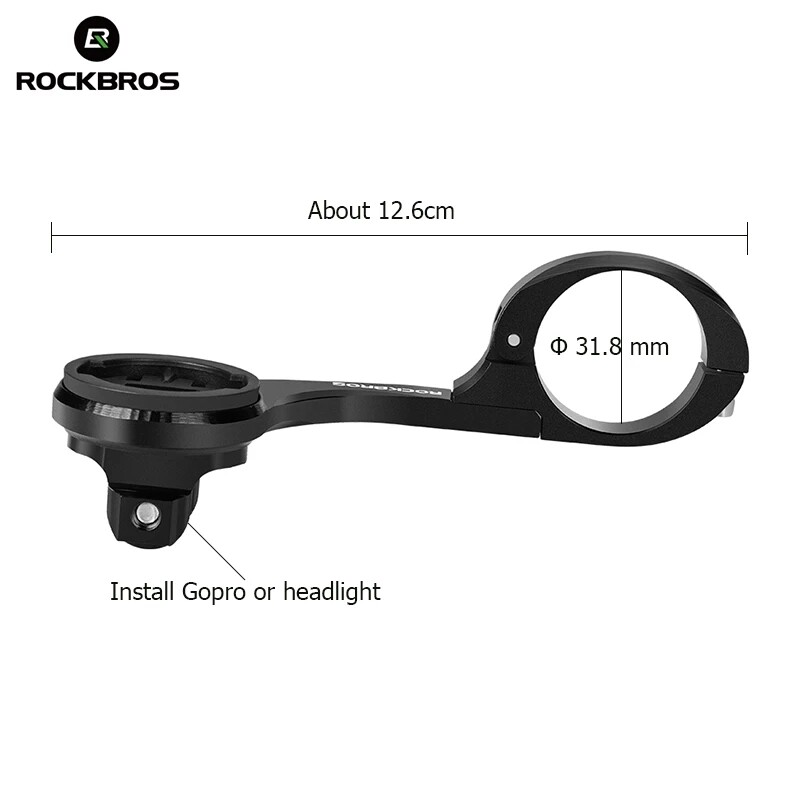 ROCKBROS Bike Computer Mount,Aluminum GPS Cycling Computer Extension Bracket