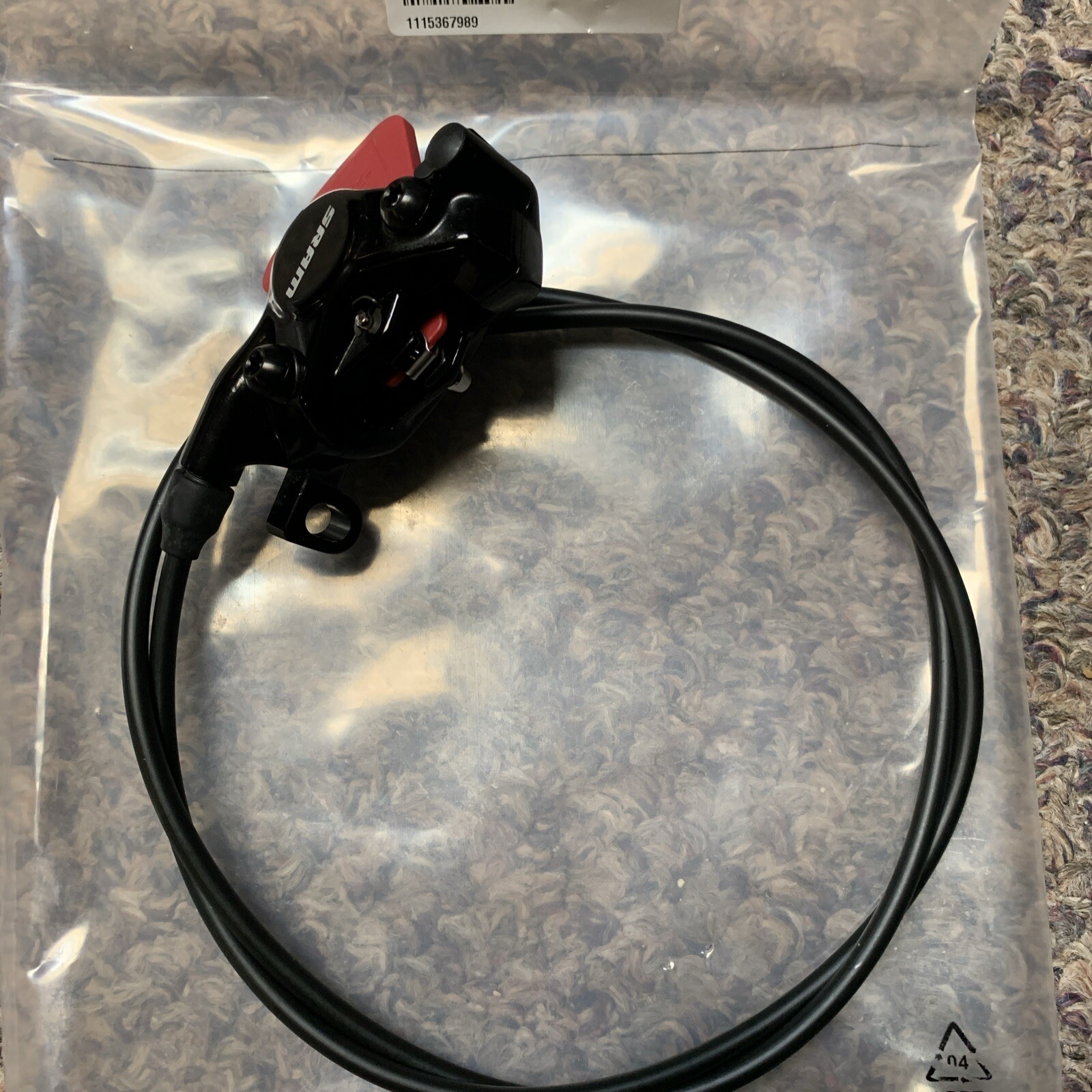 Sram AXS eTap HRD Road Disc Brake Post Mount Calipers Black Front and Rear Red