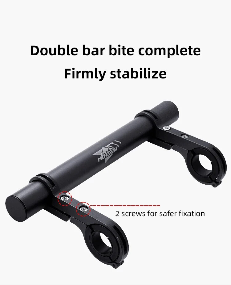 10/20/30cm Bicycle Handlebar Extended Bracket MTB Headlight Mount Extented Bar