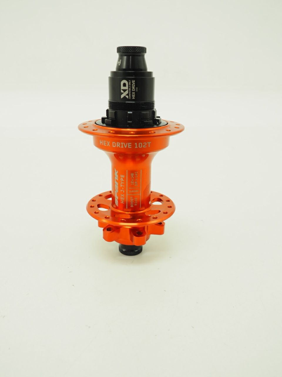 New! Spank Hex J-Type Boost 12 x 148mm Rear Mountain Bike Hub Orange