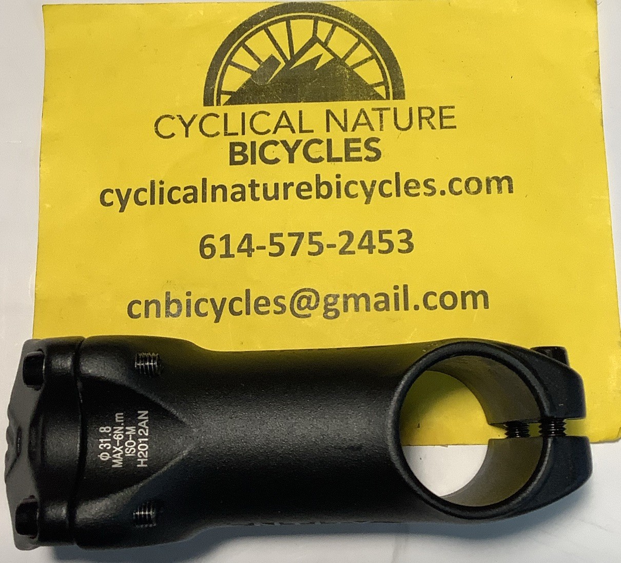 Entity Handlebar Stem 31.8 Bar 28.6 (1 1/8) Steer Tube 75mm 10degree