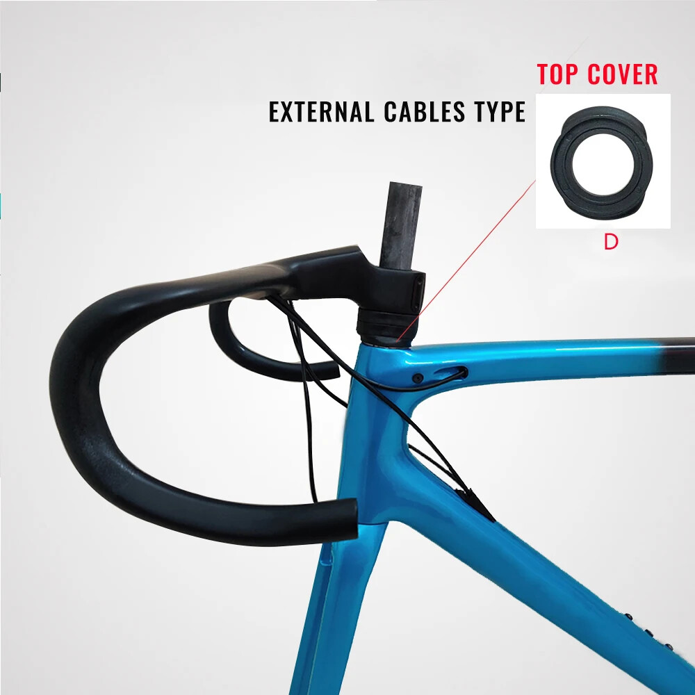 Road Bicycle Internal Routing Cable Integrated Handlebars with Computer Mounts