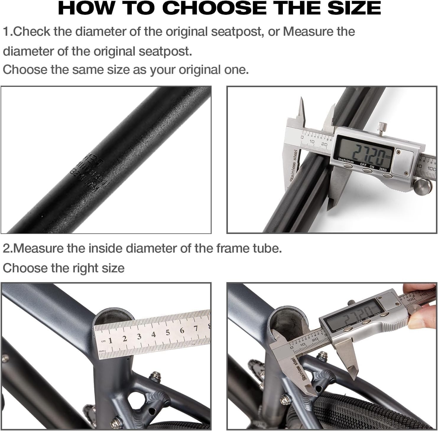 Bicycle Suspension Seat Post, 25.4/27.2/28.6/31.8/33.9mm Alumium Adjustable S…