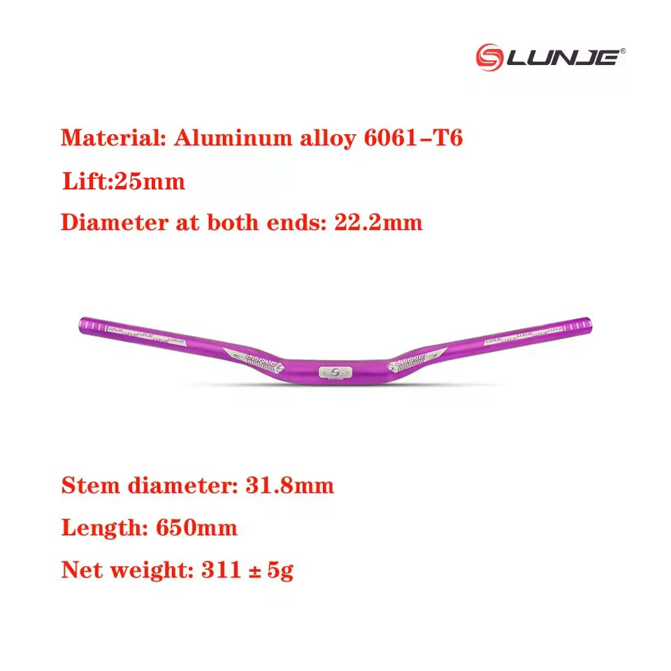 MTB Riser Flats Handlebar Parts Mountain Bike Handlebars 31.8mm*650/720/780mm