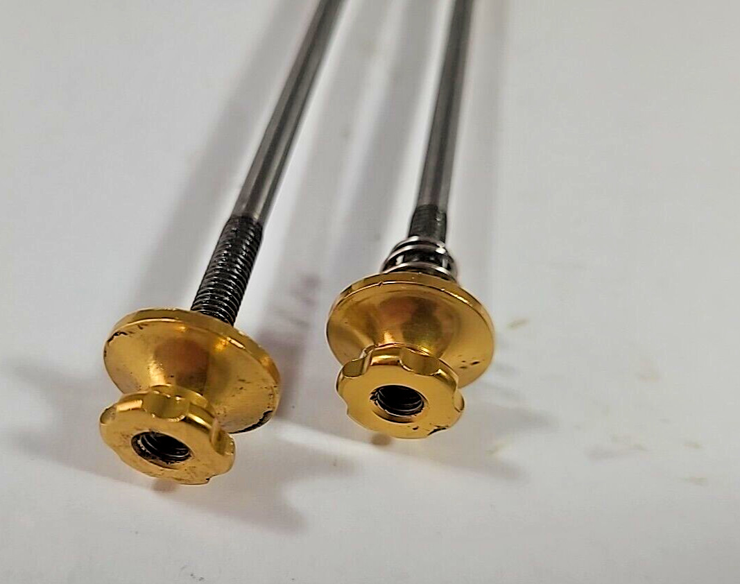 Unbranded Gold Bike Skewer Set